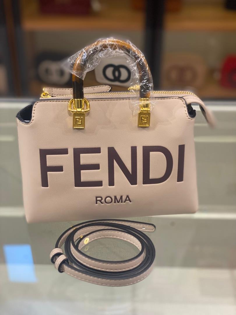 Fendi Roma Bamboo Top Handle Bag